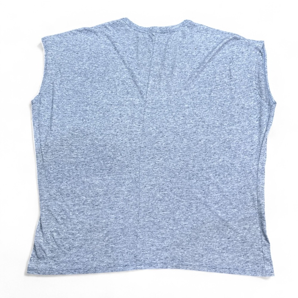 Victoria's Secret Lightweight Shirt Top Womens Size Small Light Gray V Neck - Picture 2 of 12